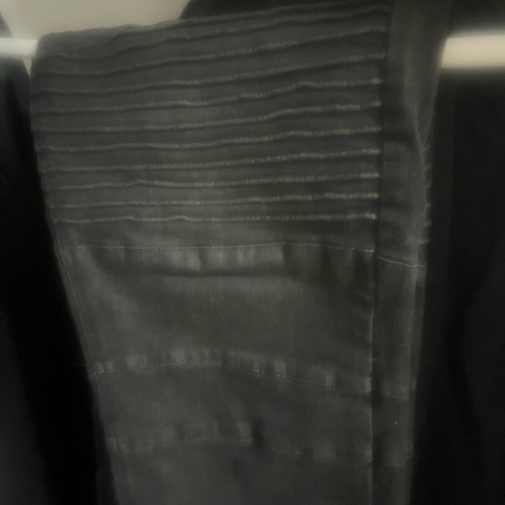 Forever 21 Creased Denim Biker Jeans (34) - Dark Grey - 9/10 Condition